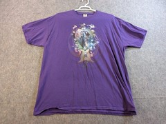 Nightmare Before Christmas Beetlejuice Edward Scissorhands Shirt 2XL Purple