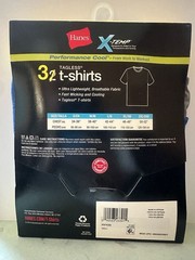 Hanes Men’s X-Temp Performance Cool Tagless T-Shirts, Size: S, 3+1 Pack