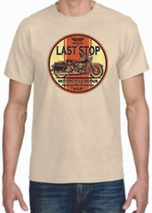 Adult DryBlend® T-Shirt – ( LAST STOP – BIKER / CHOPPER)