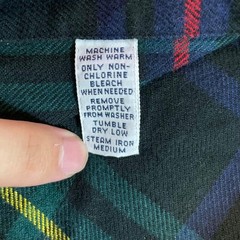 Ralph Lauren Polo Blake Flannel Shirt Long Sleeve Check M-L Used For 14Y+ Japan
