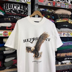 REPRESENT PIONEERS OF POWER EAGLE GRAPHIC T-SHIRT OVERSIZED MENS CREWNECK SIZE S