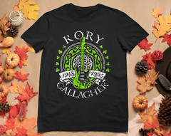 Rory Gallagher Black Cotton T Shirt Men All Size S-5XL