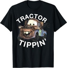 Disney Cars Mater Tractor Tippin T-Shirt Size S – 5XL Gift For Friends