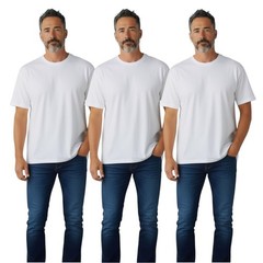 Mens T shirt Plain Essential 100% Cotton Short Sleeves Quality Solid Tee 3 Pack