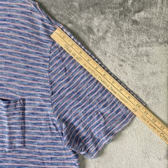 Faherty Indigo Pocket Tee Shirt Mens Size XL Pink Blue Baypoint Striped NWT
