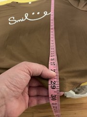 Unbranded Brown Short Sleeve Graphic T, Size 7XL