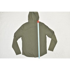 NEW VRST Mens Essential Hoodie Long Sleeve Breathable Pullover Olive Green Sz S
