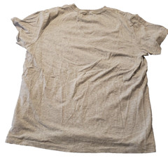 Aeropostale Mens Short Sleeve Large Gray and Red Cotton T-Shirt