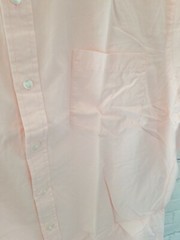 Goodthreads Men’s Short Sleeved Collar button Up XL Pink Brand NEW