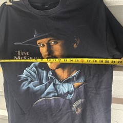 Tim McGraw Don’t Take The Girl Black Single Stitch VTG T-Shirt Unknown Size