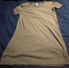 Bella + Canvas Triblend Gray Poly Cotton Rayon Jersey Crew Neck Men’s Tee Size S