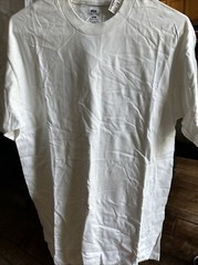 Stafford Men’s Plain White T-shirt Medium