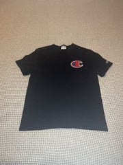 Champion Classic Jersey T-Shirt 100% Cotton Black Men’s Size Large