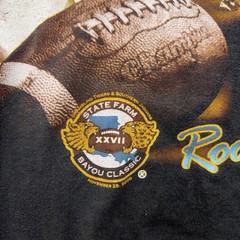 Vintage 2000 Bayou Classic Shirt Men L Black Southern Vs Grambling HBCU Tshirt