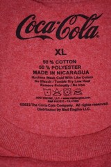 Coca Cola Mens Coke Enjoy Coca-Cola Vintage Distressed Graphic Shirt New S-3XL
