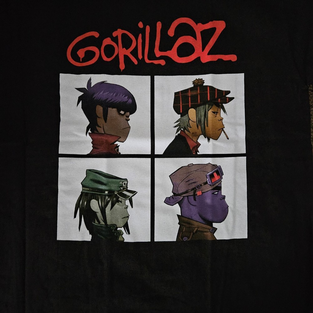 FREE SAME DAY SHIPPING New GORILLAZ Hobbs Niccals 2-D Noodle Shirt XL