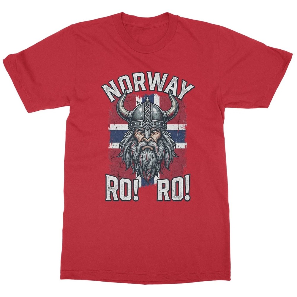 Norway Soccer Fans Ro Ro Inspired Norge Tribute Unisex Graphic Tee