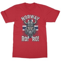 Norway Soccer Fans Ro Ro Inspired Norge Tribute Unisex Graphic Tee