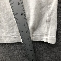 Abercrombie & Fitch Henley Shirt Mens L White Long Sleeve Moose Logo Soft Cotton