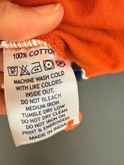 U.S. Polo Assn. USPA 3 Men’s Size XL Orange Shirt with Collar