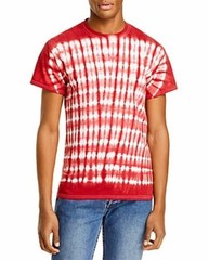 Studio 189 Men’s Hand Batik All Cotton Ayumi Tee in Red-Size Small