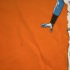 Orange Graphic New York Knicks Patrick Ewing Basketball T-Shirt, Men’s XL
