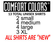 Comfort Colors C-1717 Sea Foam T Shirts 13 total