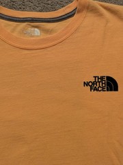 The NORTH FACE Men’s XXL Standard Fit Logo “Never Stop Exploring” Yellow Tshirt