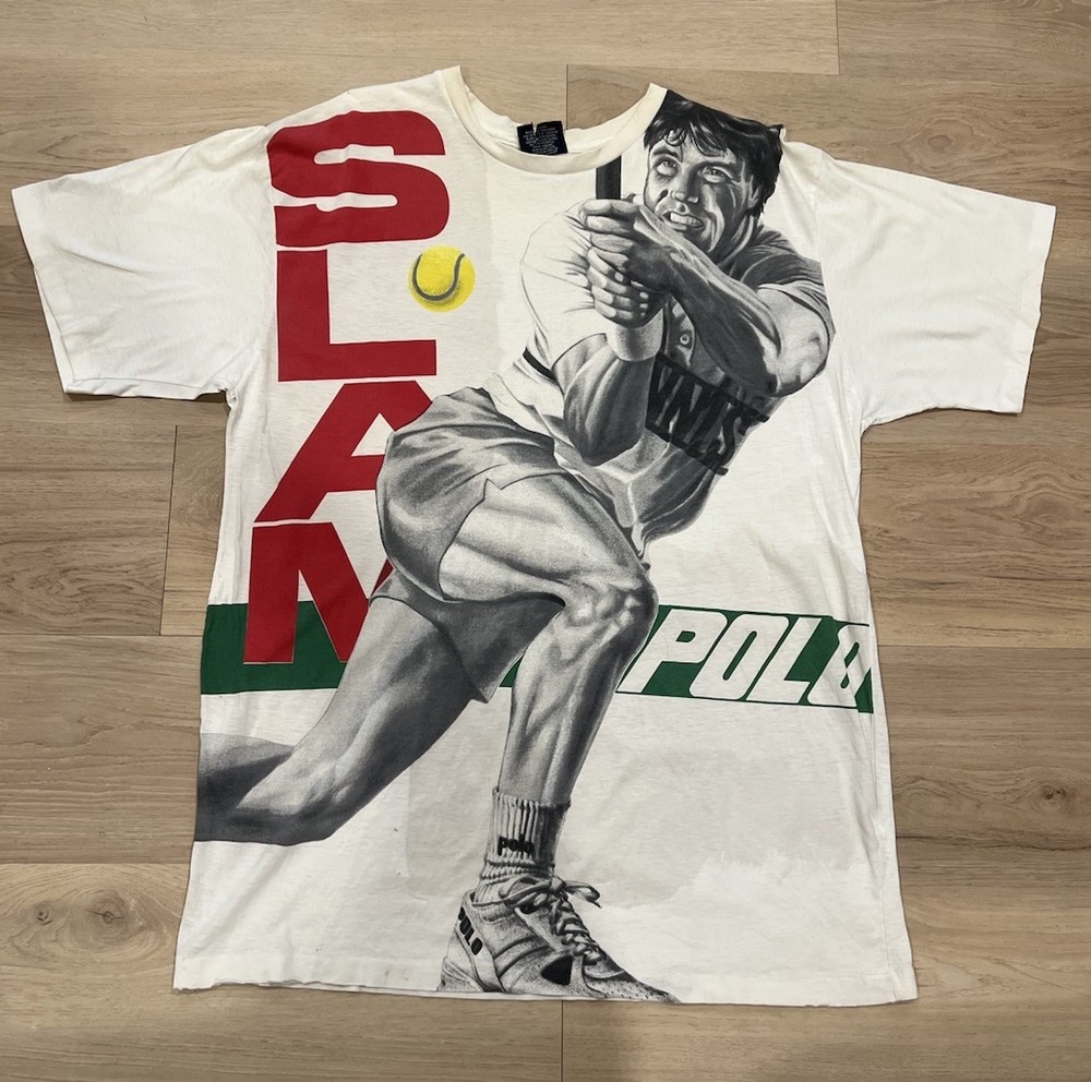 Vintage Polo Ralph Lauren US Open Slam Tennis T Shirt Men’s Large