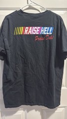 Men’s Black Crew Neck Short Sleeve Graphic Pocket T-Shirt “Raise Hell”