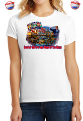 Vintage Looking Land of the Free Home of the Brave USA Florida T-Shirts Sm-2XL