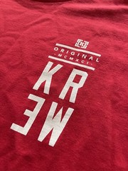 Krew Skateboarding Men’s Short Sleeve T-Shirt XL Red Sports Original Y2K Tee USA