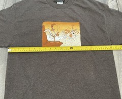 Looney Tunes T Shirt Mens Size Large Classic Collection Roadrunner Wile E Coyote