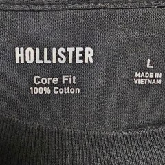 Hollister-co Men’s Black and Grey T-shirt