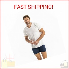 Gildan Men’s V-Neck T-Shirts, Multipack, Style G1103, Black (6-Pack), X-Large