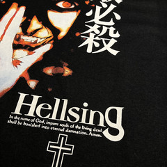 HELLSING – SEARCH & DESTROY – Alucard T-SHIRT – HIGH QUALITY PRINT – GILDAN