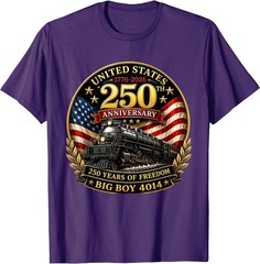 Big Boy 4014 Vintage 250 Steam Locomotive Railroad Train T-Shirt