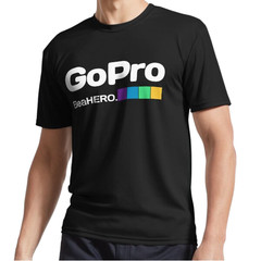 New Go Pro Be a Hero Active Logo T-Shirt Funny S to 5XL
