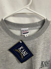Nwt KARL KANI SPORTS Men’s EMBROIDERED LOGO Crewneck S/S T SHIRT sz MEDIUM Y2K