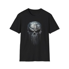 the Punisher Skull T-Shirt | Dark Gothic Skull Tee