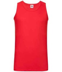 Pack of 1/3/5 Fruit of the Loom Plain Athletic Vest 100% Cotton – S-2XL
