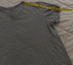RRL Double RL Ralph Lauren V-Neck T Shirt Size L Color Grey