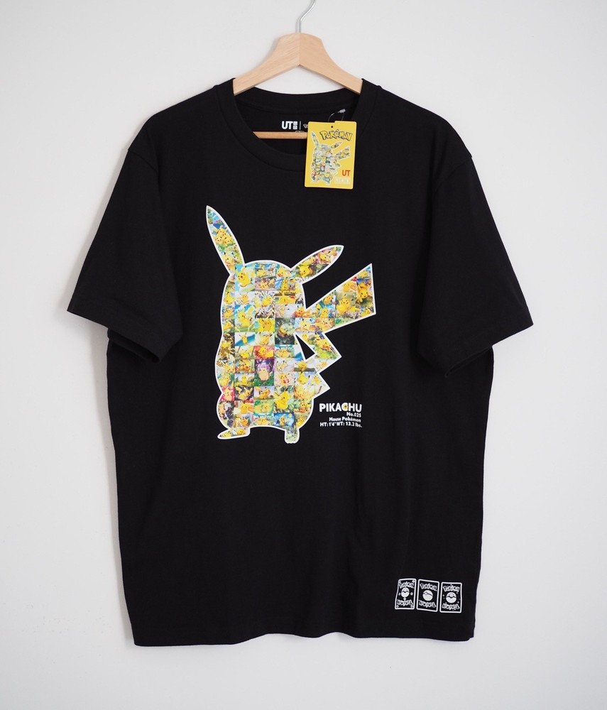 Pokemon Trading Card Game Pikachu Uniqlo T Shirt Size Large USA Seller