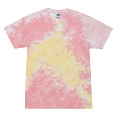 Pick a Yellow Tie Dye T-Shirts Kids & Adult SM – 5XL Cotton Colortone