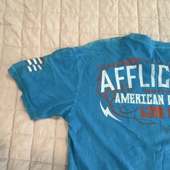 Afflictions Men’s T-Shirt, Blue Size Xl