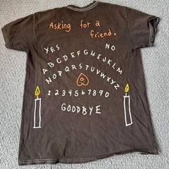 Strange Daze brown ouija board t-shirt M