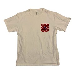 Converse All Star Logo Pocket T Shirt Size Large Licensed White