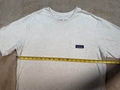 Patagonia Men’s Regenerative Organic Certified Cotton Pocket Tee Beige Size M