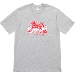 Supreme Riders Tee Black Grey S/S 19