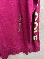 Nike Sportswear World Tour Long Sleeve T-Shirt Large Fireberry Pink Glown N Dark